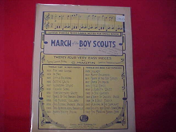 BOY SCOUT SHEET MUSIC, 