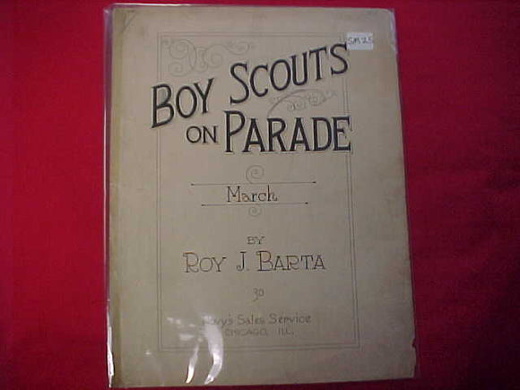 BOY SCOUT SHEET MUSIC, 