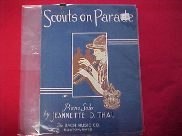 BOY SCOUT SHEET MUSIC, 