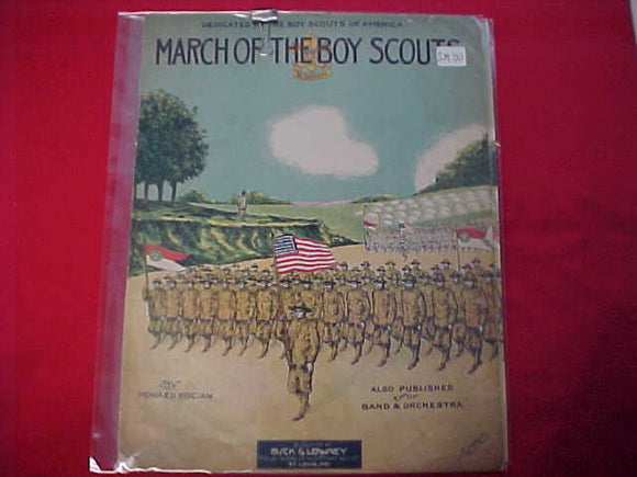 BOY SCOUT SHEET MUSIC, 