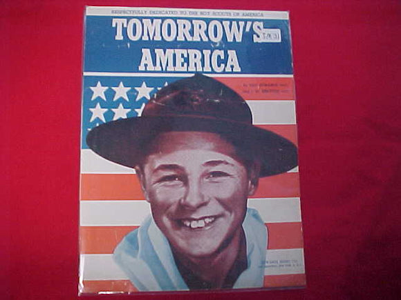 BOY SCOUT SHEET MUSIC, 