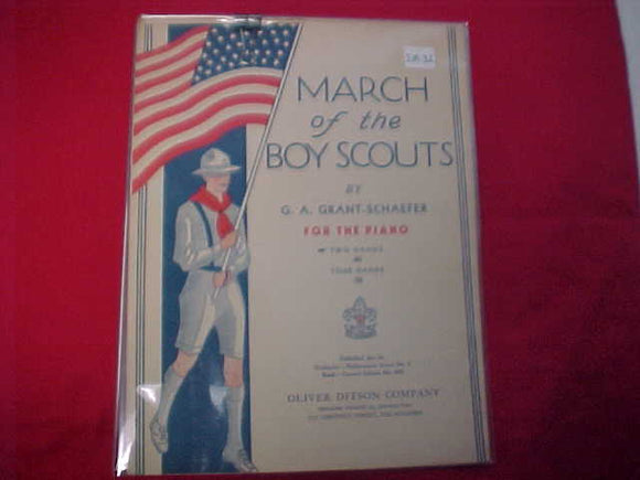 BOY SCOUT SHEET MUSIC, 