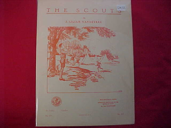 BOY SCOUT SHEET MUSIC, 