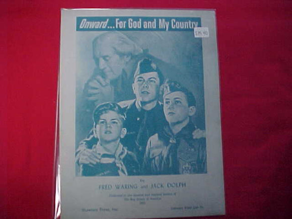 BOY SCOUT SHEET MUSIC, 