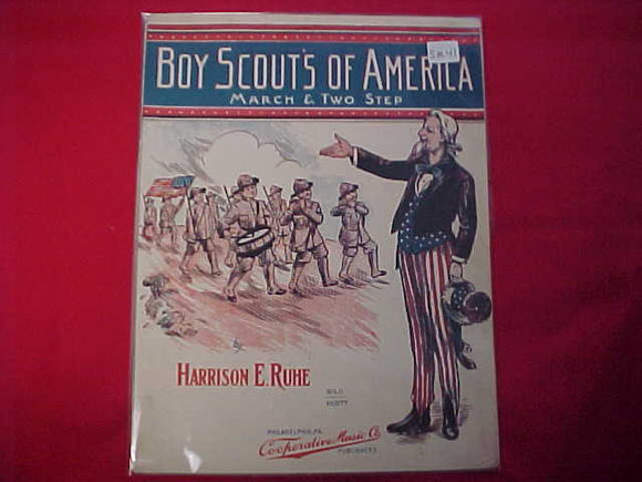 BOY SCOUT SHEET MUSIC, 