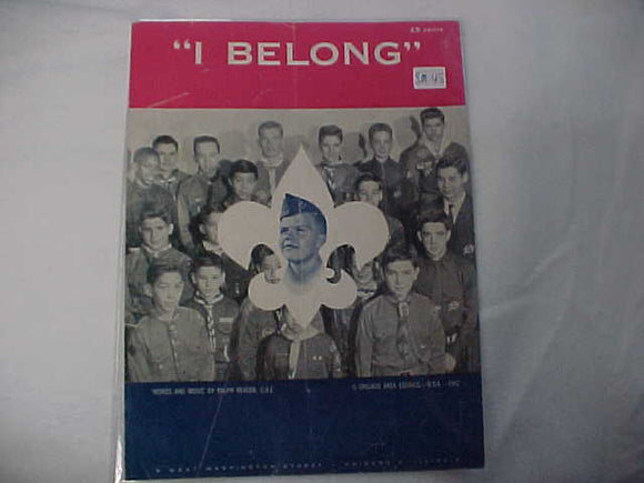 BOY SCOUT SHEET MUSIC, 