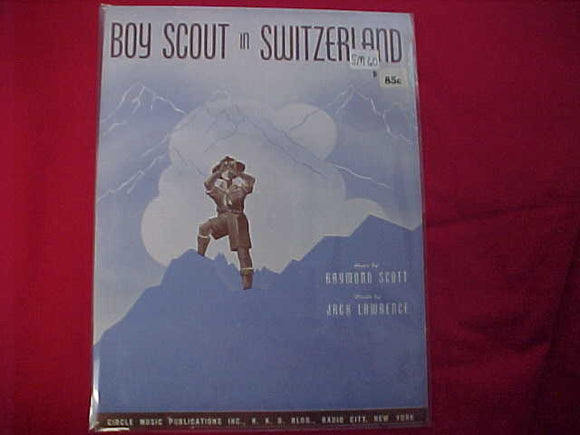 BOY SCOUT SHEET MUSIC, 