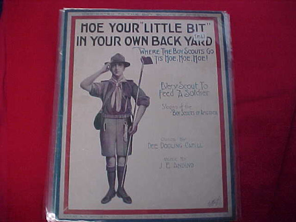 BOY SCOUT SHEET MUSIC, 