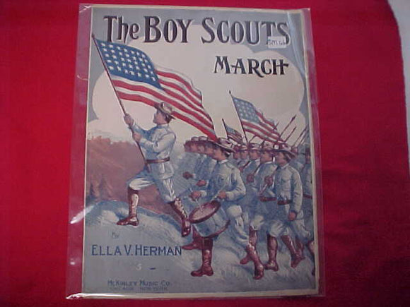 BOY SCOUT SHEET MUSIC, 