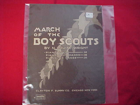 BOY SCOUT SHEET MUSIC, 