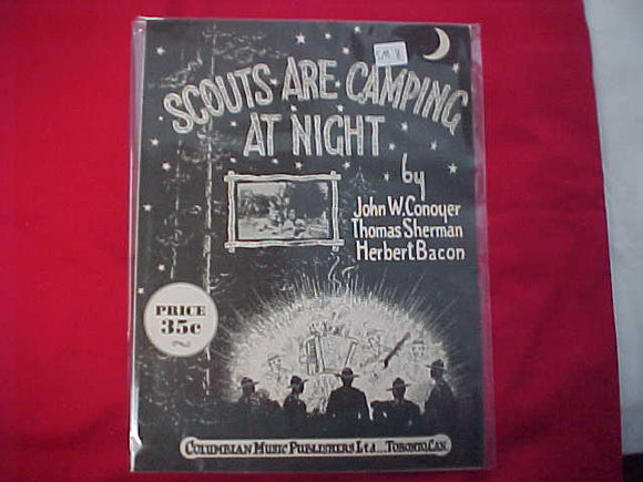 BOY SCOUT SHEET MUSIC, 