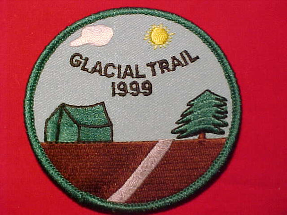 GLACIAL TRAIL PATCH, 1999, GREEN BDR.