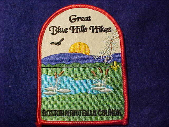 GREAT BLUE HILLS HIKES PATCH, BOSTON MINUTEMAN COUNCIL