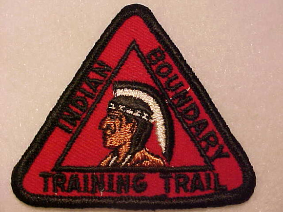 INDIAN BOUNDARY TRAINING TRAIL PATCH
