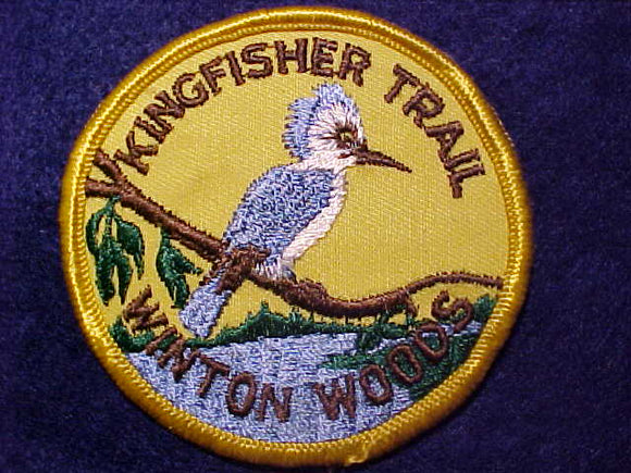 KINGFISHER TRAIL PATCH, WINTON WOODS