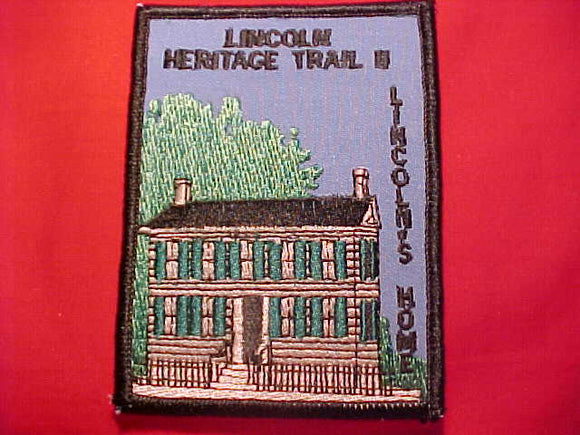 LINCOLN HERITAGE TRAIL II PATCH, LINCOLN'S HOME