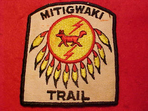 MITIGWAKI TRAIL PATCH, USED