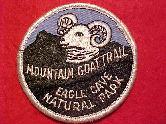 MOUNTAIN GOAT TRAIL PATCH, EAGLE CAVE NATURAL PARK