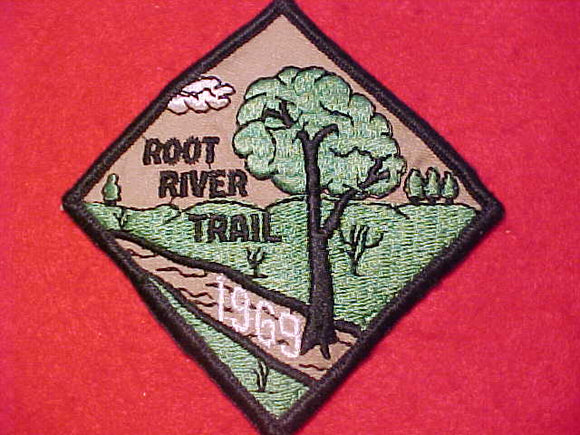 ROOT RIVER TRAIL PATCH, 1969, USED