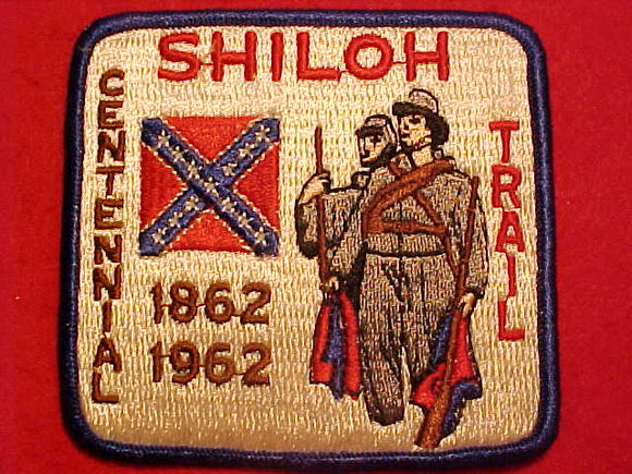 SHILOH TRAIL PATCH, 1862-1962, CENTENNIAL