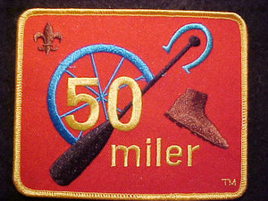 FIFTY MILER PATCH, NEW DESIGN