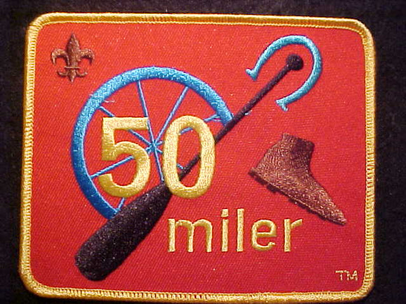 FIFTY MILER PATCH, NEW DESIGN
