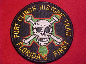 FORT CLINCH HISTORICAL TRAIL PATCH, "FLORIDA'S FIRST"