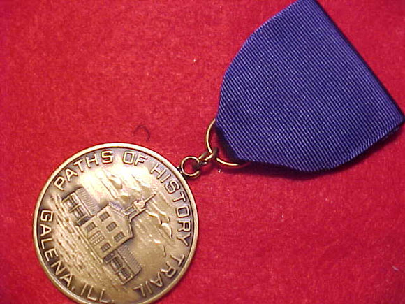 PATHS OF HISTORY TRAIL MEDAL, GALENA, ILLINOIS