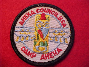 AHEKA, AHEKA COUNCIL, 1960'S, ROLLED EDGE