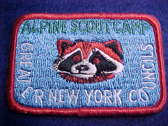 ALPINE SCOUT CAMP, GREATER NEW YORK COUNCILS, 1960'S