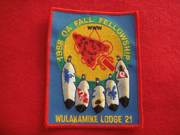 21 eX1998-1 Wulakamike Fall Fellowship 1998