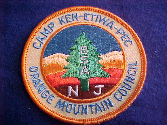 KEN-ETIWA-PEC, ORANGE MOUNTAIN COUNCIL, 1960'S