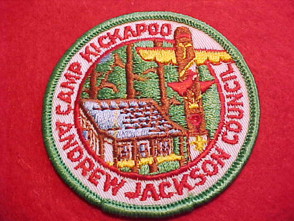 KICKAPOO, ANDREW JACKSON COUNCIL, 1960'S