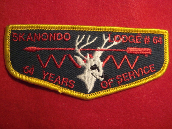 64 F6 Skanondo 64 Years of Service Merged 1996