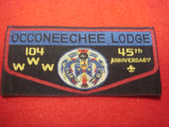 104 W1 Occoneechee 45th Anniversary 1982