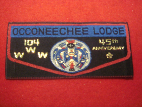 104 W2 Occoneechee 45th Anniversary 1982