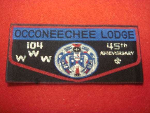 104 W3 Occoneechee 45th Anniversary 1982