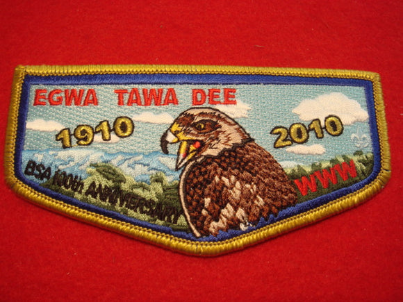 129 S95 Egwa Tawa Dee (1910-2010) Anniversary