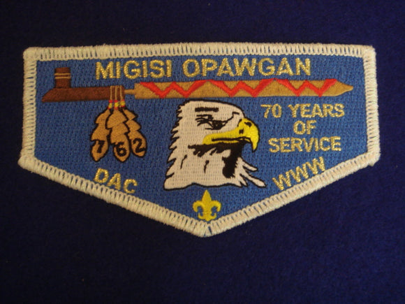 162 S108 Migisi Opawgan 70 Years (09) White Mylar