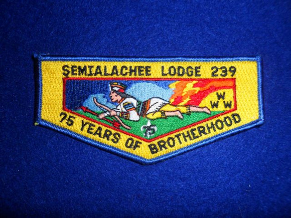 239 S24 Semialachee 75 Years of Brotherhood 1990