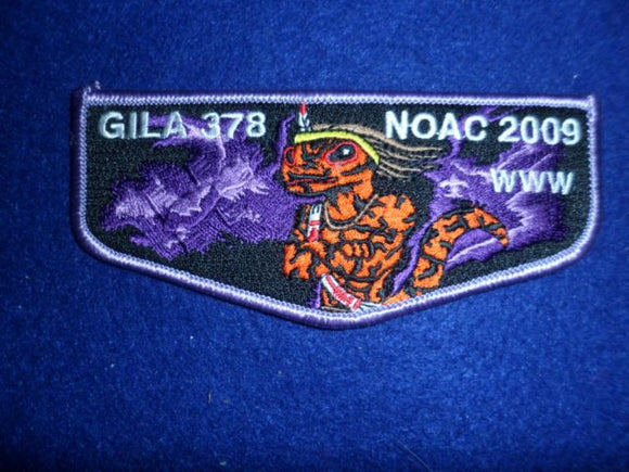 378 S59 Gila 2009 NOAC, Purple border.