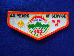 402 F3 Onteroraus 40 Yrs. Of Service 1988