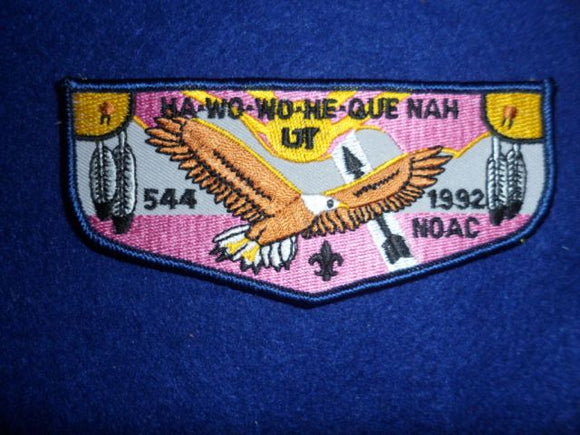 544 F11 Ha-Wo-Wo-He-Que-Nah 1992 NOAC