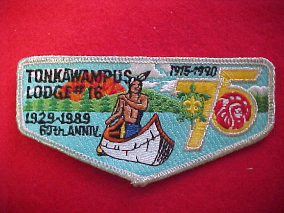 16 S4 tonkawampus, 60th anniv., 1929-1989