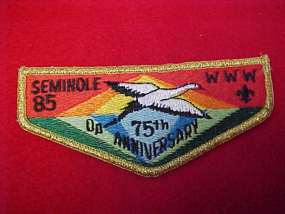 85 S17 seminole,75th anniv.