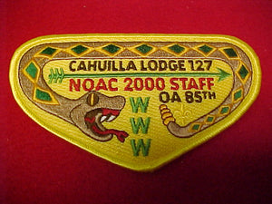 127 x15 cahuilla,oa 85th, noac, 2000, staff