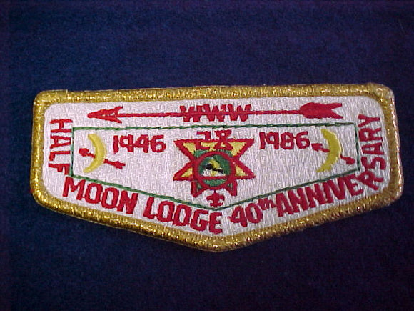 28 S6 half moon, 40th anniv., 1946-1986