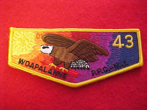 43 S3 woapalanne, 2001 jamboree, p.p.c.-n.j.