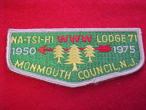 71 S2 na-tsi-hi,monmouth council, 1950-1975