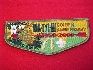 71 S19 na-tsi-hi, golden anniversary, 1950-2000